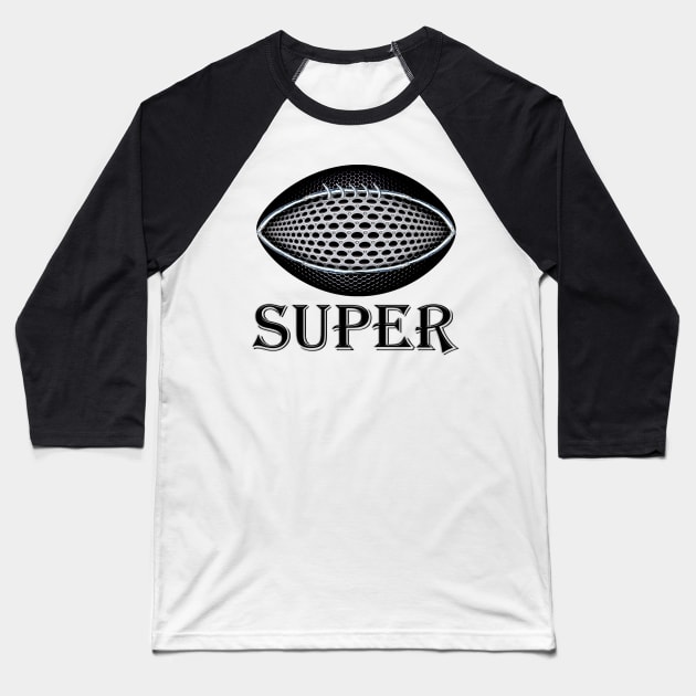 super bowl Baseball T-Shirt by alialbadr